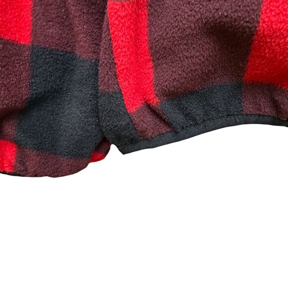 Hawke & Co Buffalo Check Fleece Jacket XL Zip Mock Neck Mens Pullover - Picture 8 of 8